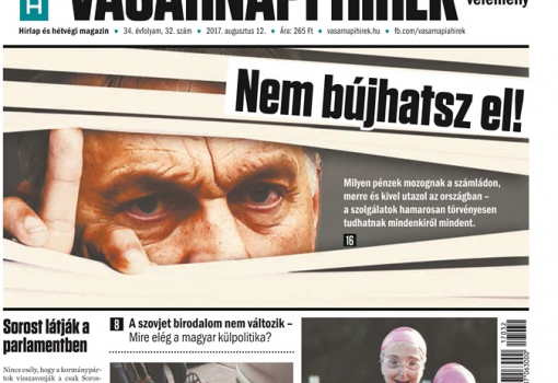 <h1>Vasárnapi Hírek, 2017. augusztus 12., 32. szám</h1>-