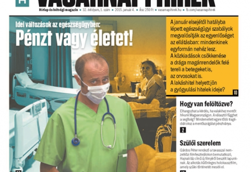 <h1>Vasárnapi Hírek, 2015. január 4., 1. szám</h1>-
