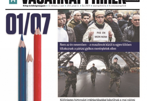 <h1>Vasárnapi Hírek, 2015. január 11., 2. szám</h1>-