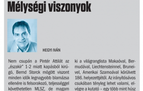 Hegyi Iván: Mélységi viszonyok